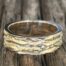Ash Bark Ring, 6mm, Rose Gold
