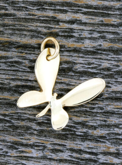 Butterfly  Charm  Yellow  Gold 500×675