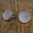 Mini  Fingerprint  Earrings  Sterling  Silver