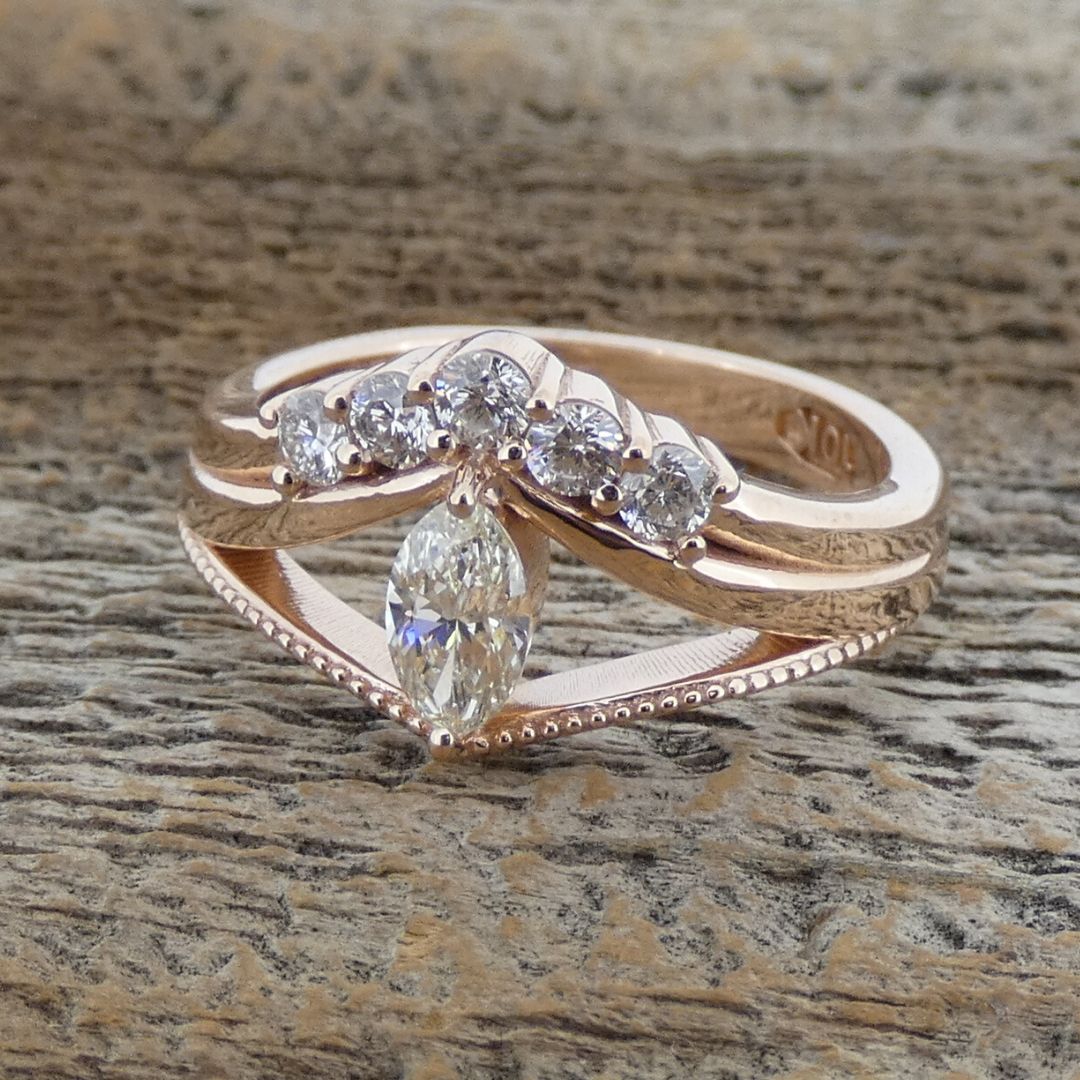 Incorporating Both Our Mothers' Diamonds into My Custom Made Wedding Ring Set