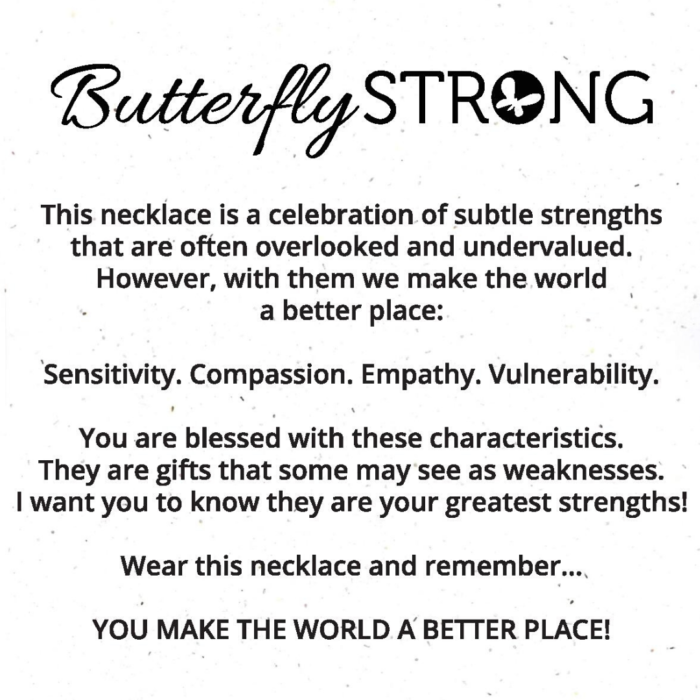 Butterfly  Strong  Message