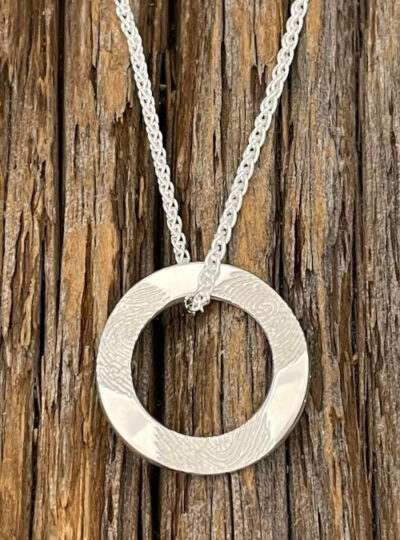 S S 3print  Family Circle  Necklace