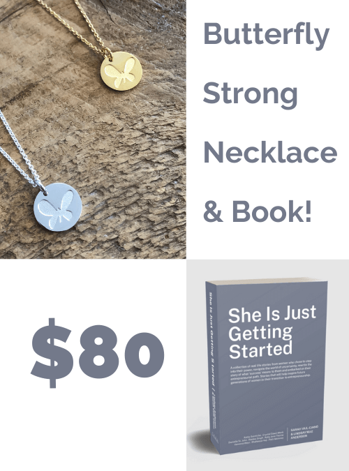 Book & Butterfly Strong Necklace Bundle