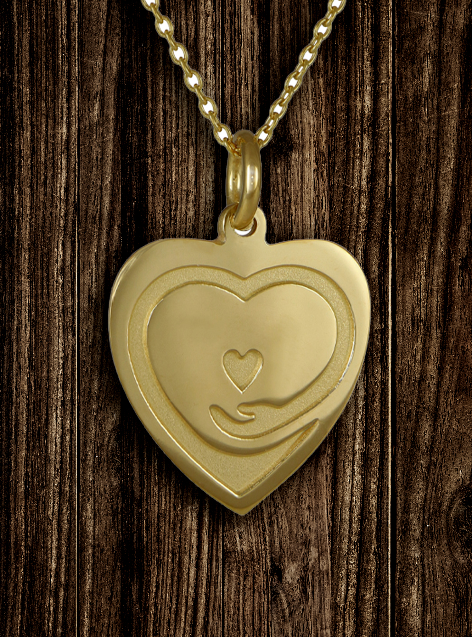 In My Heart Necklace, Yellow Gold