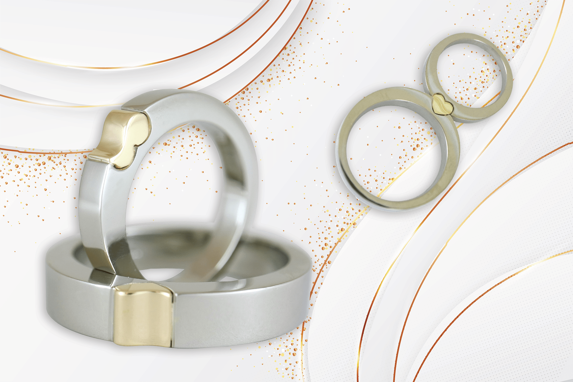 Custom Wedding Rings Incorporating Customer’s Own Gold