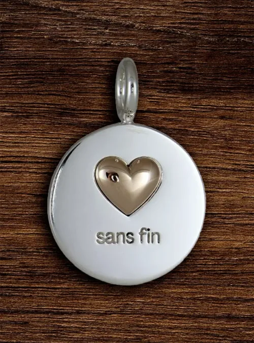 Sans Fin Pendant, Gold