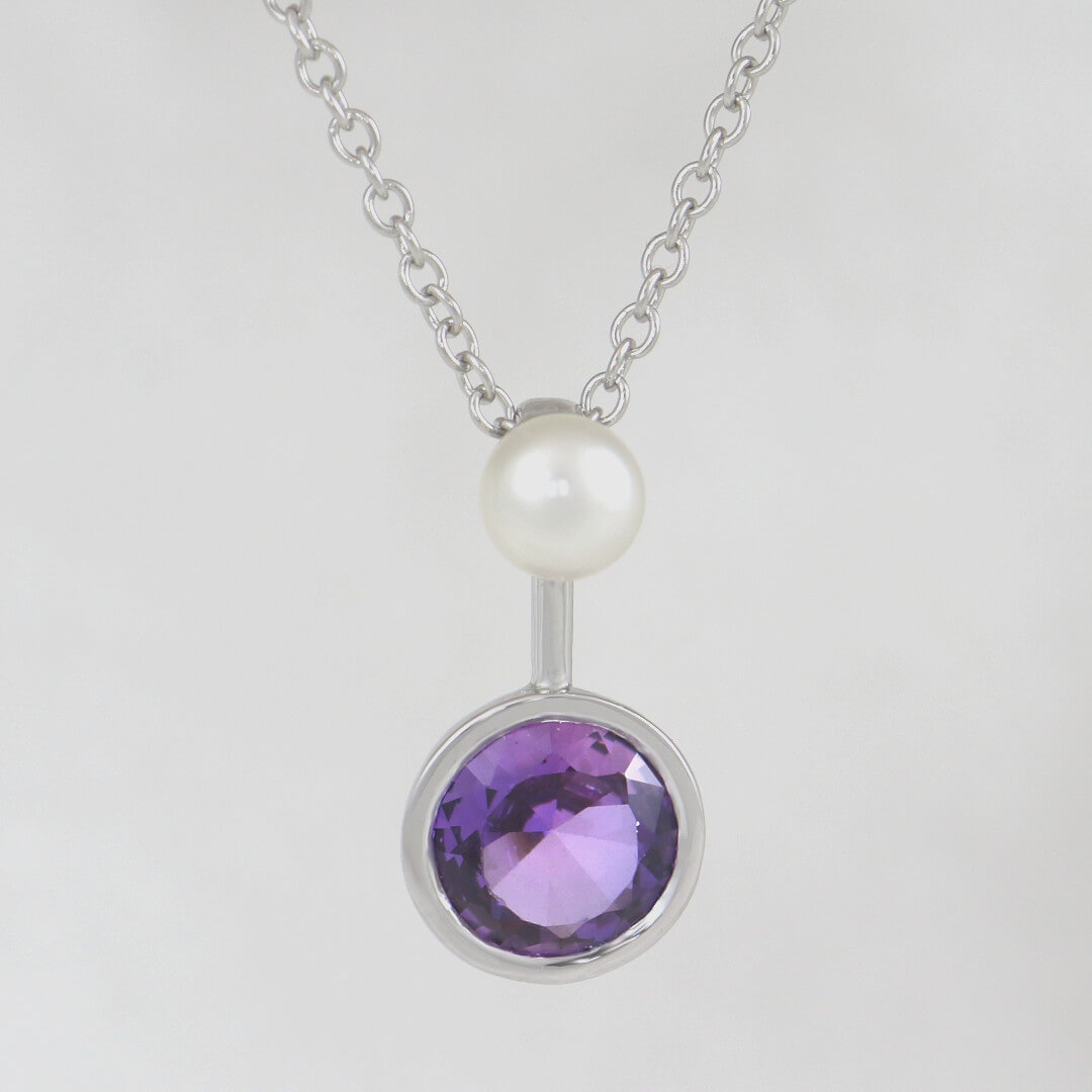 Amethyst pendant 2 IG